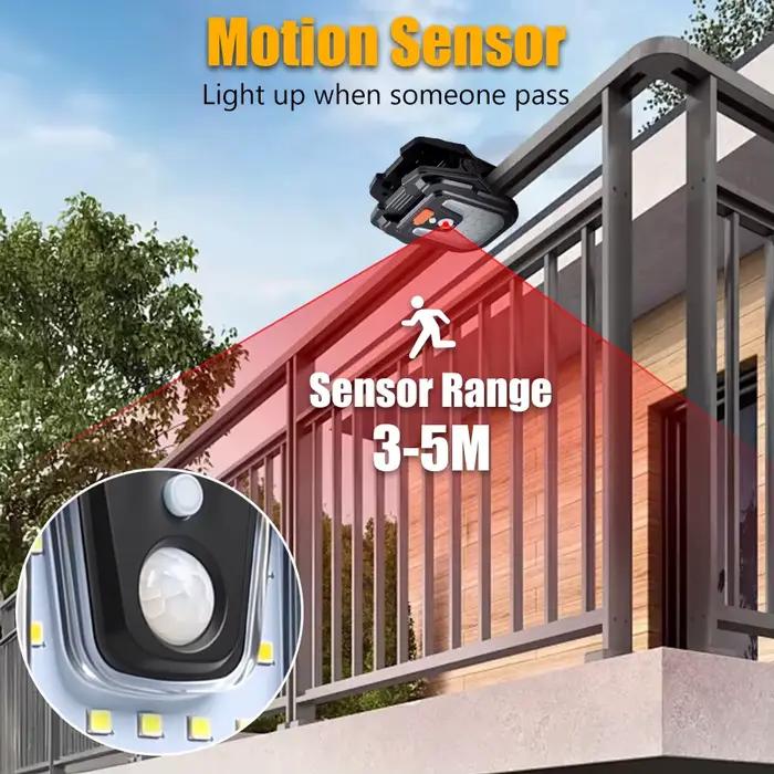 Lampe murale solaire d'extérieur - Détecteur de mouvement