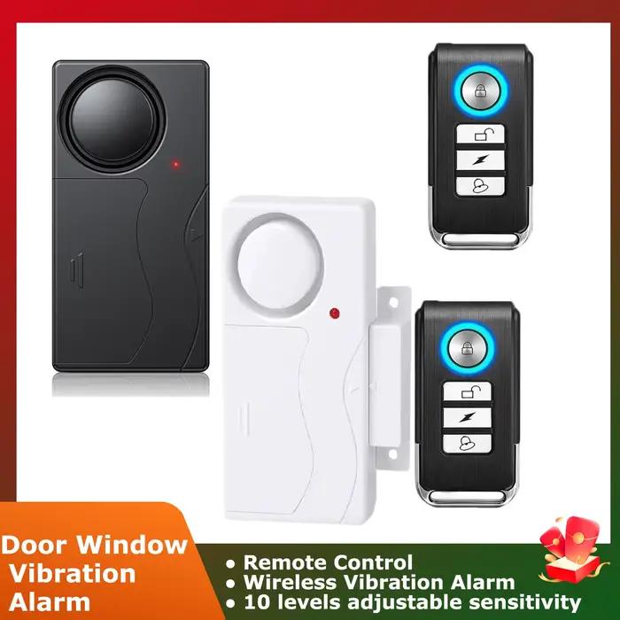 Capteur de vibrations de porte fenêtre sans fil