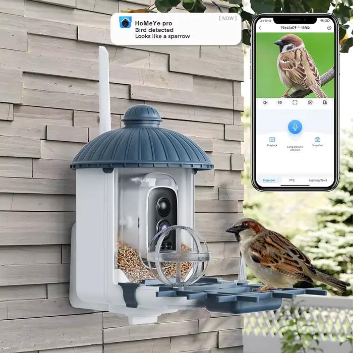 Caméra d'alimentation pour oiseaux HD 4MP