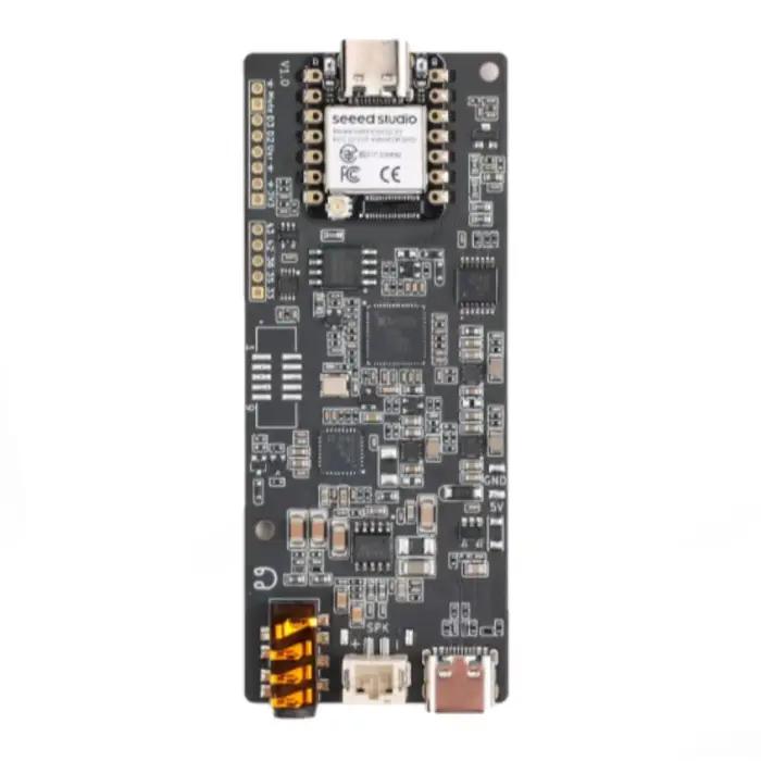 Kit d'assistant vocal ReSpeaker Lite ESPHome Home Assistant avec 2 micros pré-soudés XIAO ESP32S3