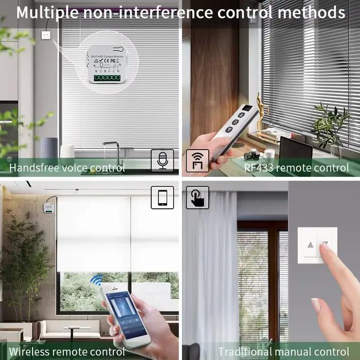 Tuya – interrupteur de rideau intelligent WiFi