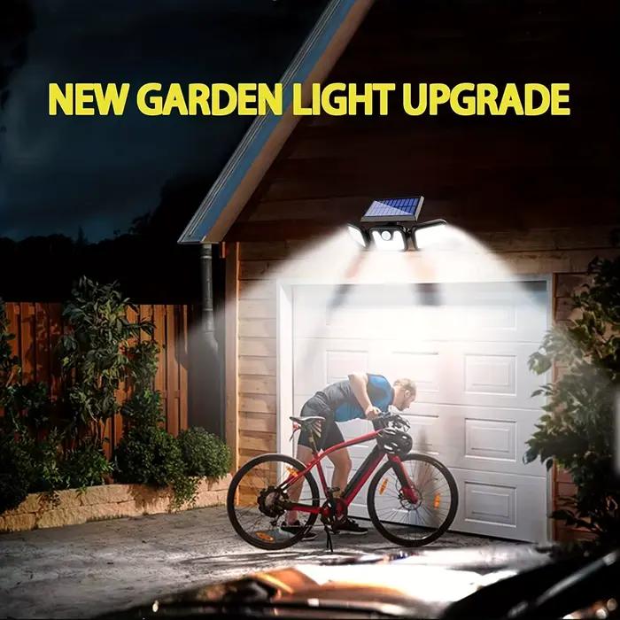 74 LED capteur de mouvement solaire lumière extérieure mur porte d'entrée cour Garage voie éclairage de noël 3 Modes de