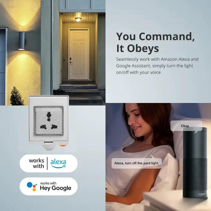 Prise électrique intelligente Tuya