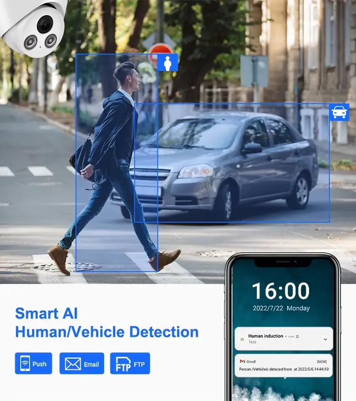 Caméra IP 4K 8MP compatible Hikvision