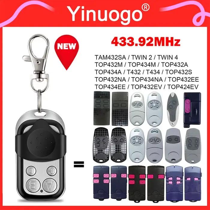 Pour CAME TOP 432 NA EE EV M A S 434NA 434EE 434EV 434M 434A Télécommande de Garage 433.92MHz Code Fixe