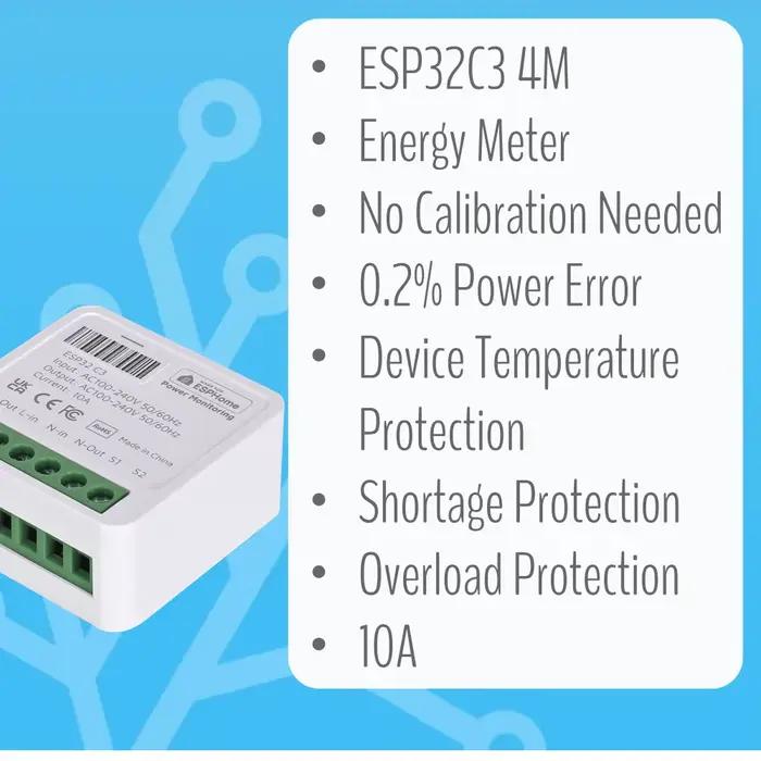Fabriqué pour ESPHome Mini relais ESP32C3