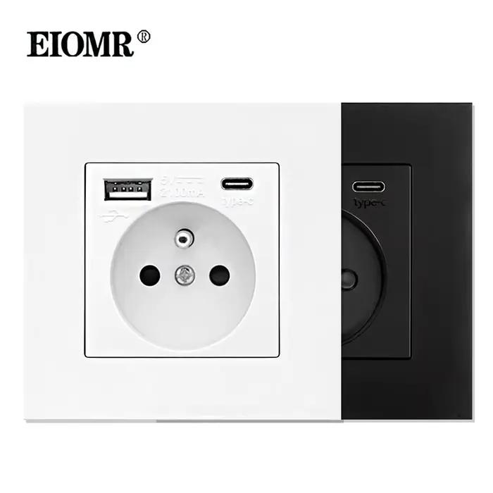 EIOMR – prise de courant ue avec chargement de Type C pour la maison