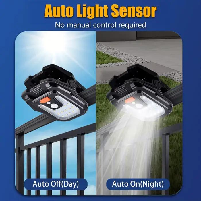 Lampe murale solaire d'extérieur - Détecteur de mouvement