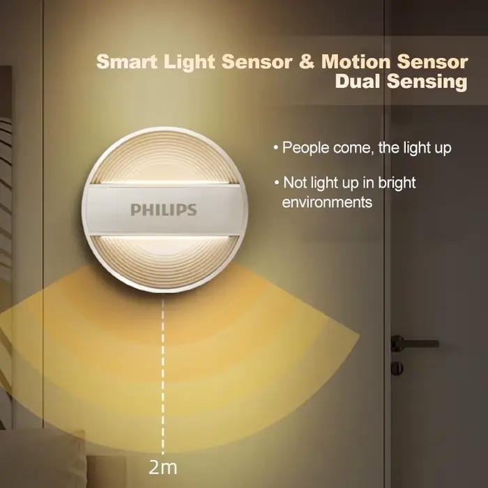 Philips MyLiving veilleuse 66153 DIANAII lumière intelligente capteur de mouvement batterie Rechargeable lampe à LED