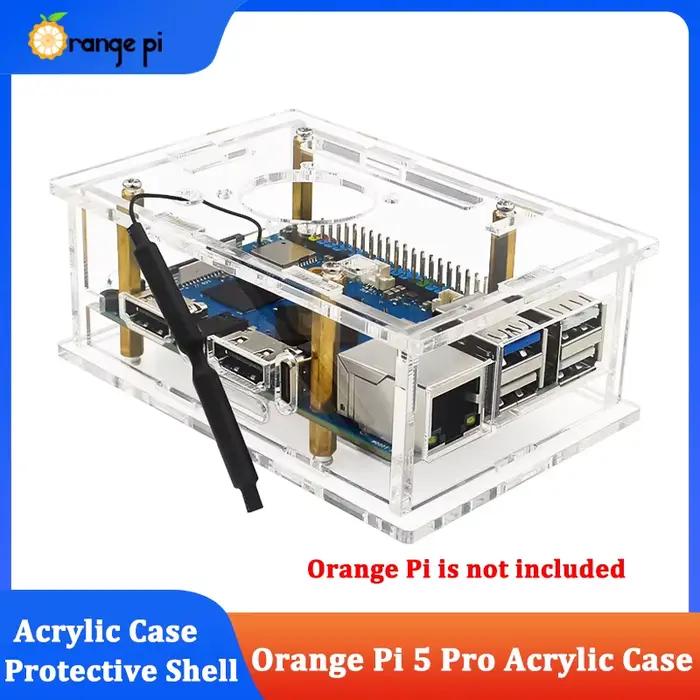 Boîtier acrylique Orange Pi 5 Pro