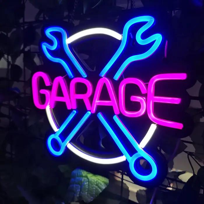 1 enseigne de garage néon