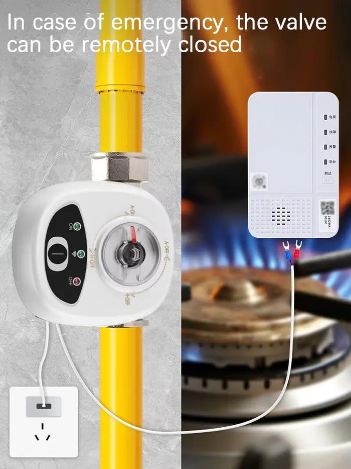 Vanne intelligente pour eau et gaz