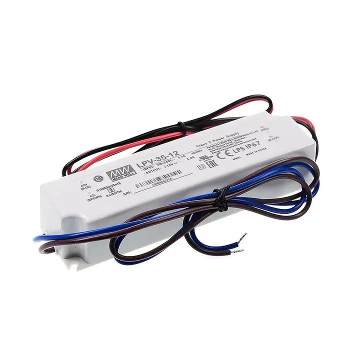 Meanwell Alimentation LPV-35 LPV-35-5 LED | LPV-35-12 5V | LPV-35-15 12V | LPV-35-24 15V | LPV-35-36 24V | 36V