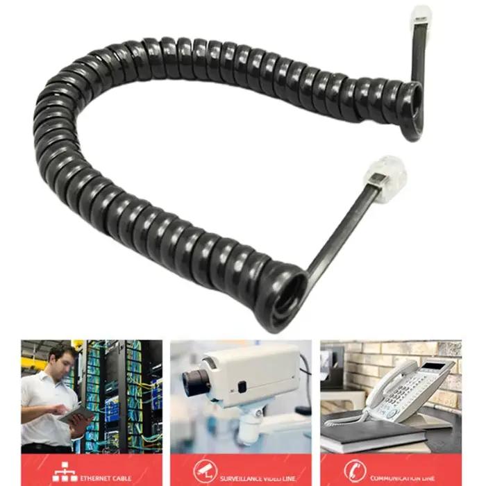Cordon téléphonique enroulé
