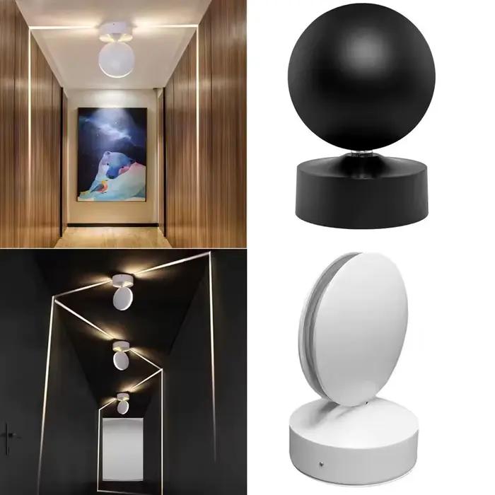 Lampes LED rondes 9W pour rebord de fenêtre