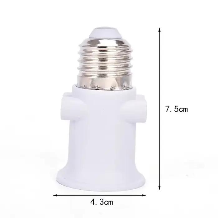 Adaptateur d'ampoule E27 ignifuge AC100-240V 4A PBT