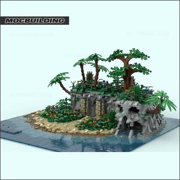 Décennie s de construction de l'île Moc