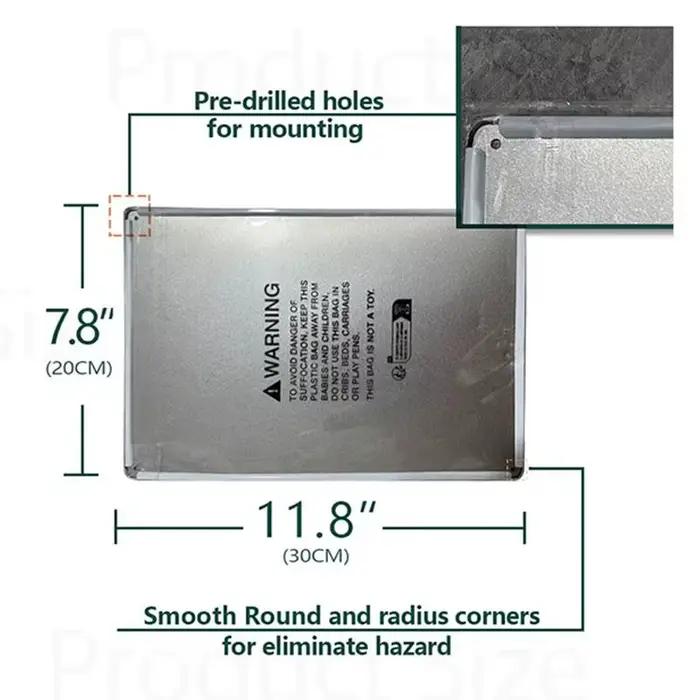 Panneau d'alarme pour caméra de sécurité - Plaque de surveillance avec texte en espagnol (ALARMA CON AVISO INmediato)