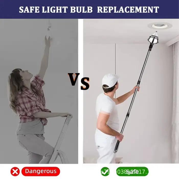 Couvercle de changeur d'ampoule de plafond haut