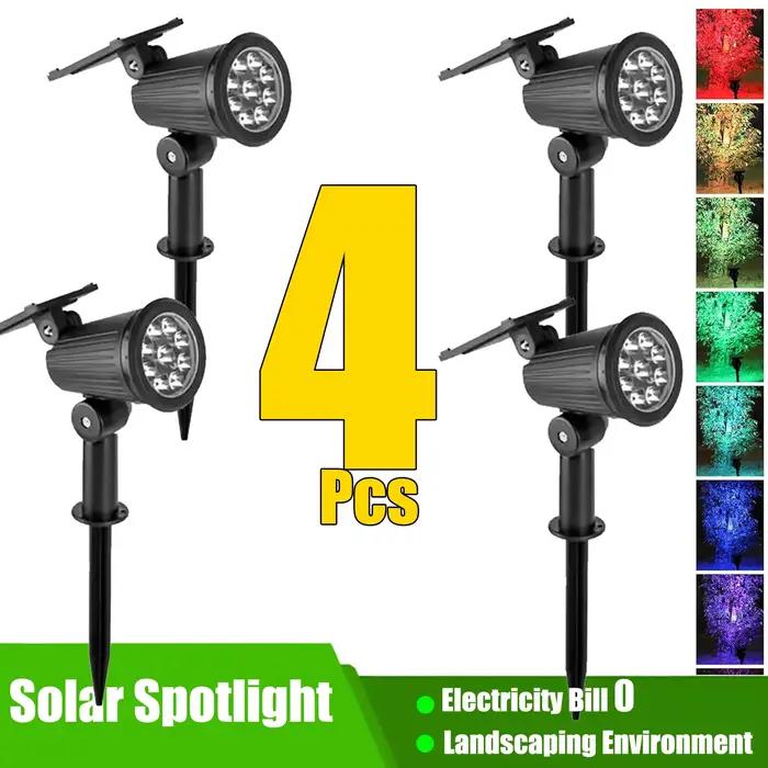 Lumières solaires de paysage 9LED
