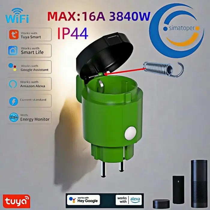 Simatoper 2 prises WiFi extérieures