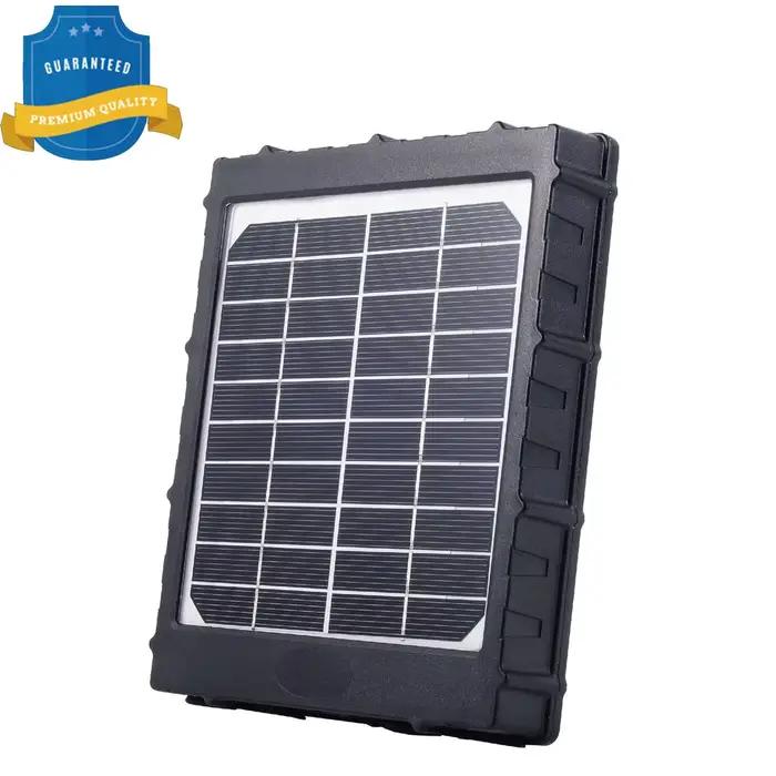 Panneau solaire de caméra de sentier avec 3W 8000mAh 5V 12V 9V 6V