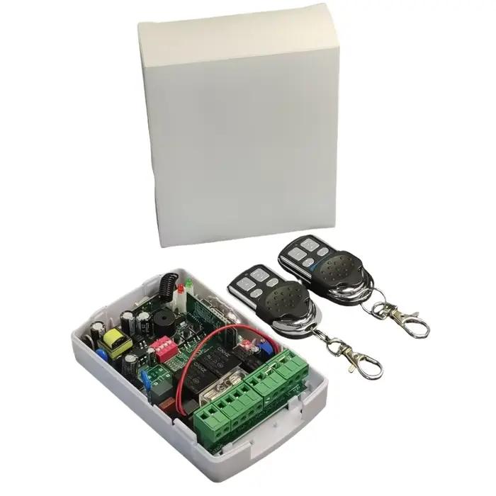 Panneau de commande de volet roulant multifonctions AC220V pour rideaux et volets roulants universellement compatibles avec interrupteur de limitation, cellule photoélectrique, lumière d'alarme et interrupteur manuel occasions spéciales à offrir