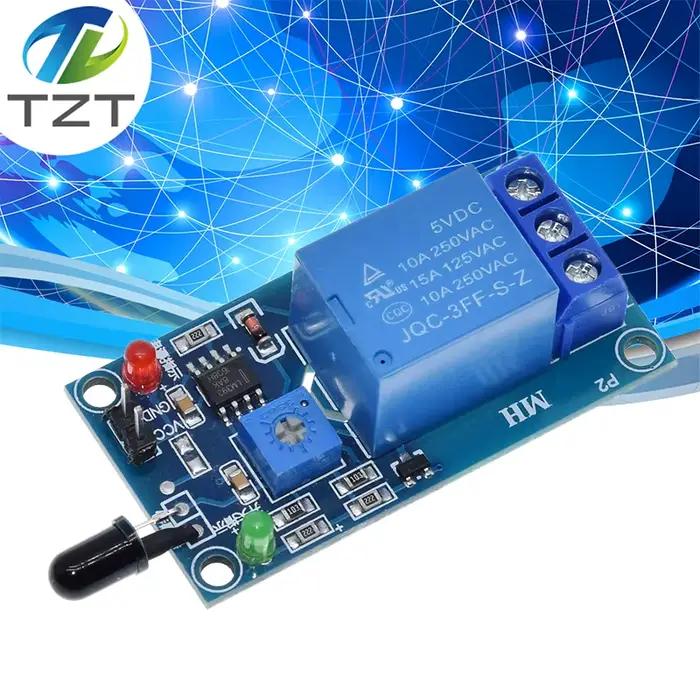 Module de capteur de détection de flamme infrarouge IR 1 canal 5V 12V