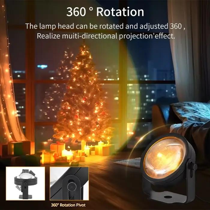 Lampe de coucher de soleil intelligente Tuya USB