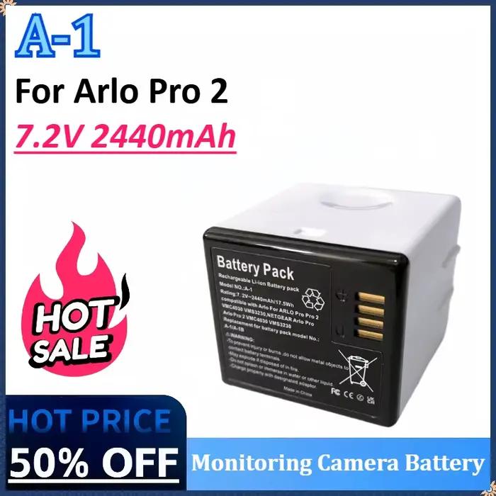 Nouvelle batterie de caméra de surveillance 7.2V 2440mAh