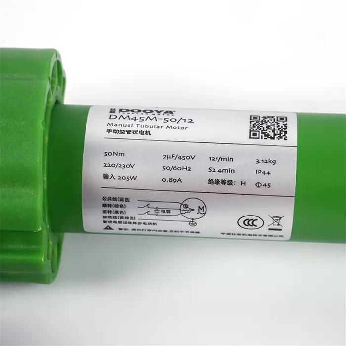 Dooya-Moteur tubulaire manuel