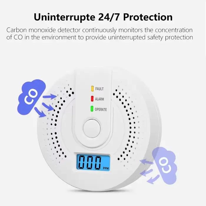 Détecteur d'alarme CO indépendant