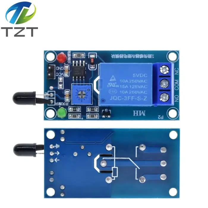 Module de capteur de détection de flamme infrarouge IR 1 canal 5V 12V