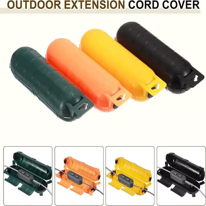 Boîte de connexion électrique étanche avec couvercle de protection pour rallonge extérieure