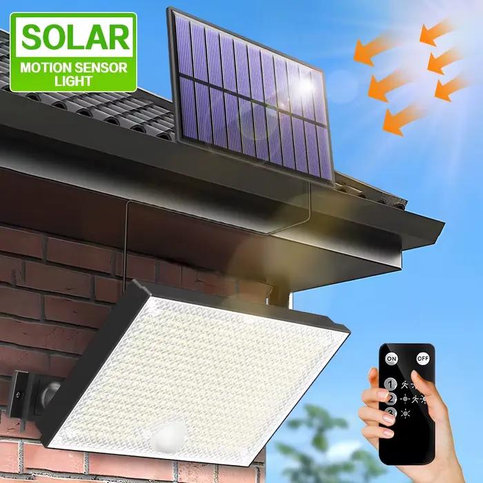 Lampe solaire extérieure à détecteur de mouvement 400 LED
