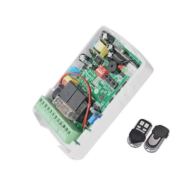 Panneau de commande de volet roulant multifonctions AC220V pour rideaux et volets roulants universellement compatibles avec interrupteur de limitation, cellule photoélectrique, lumière d'alarme et interrupteur manuel occasions spéciales à offrir