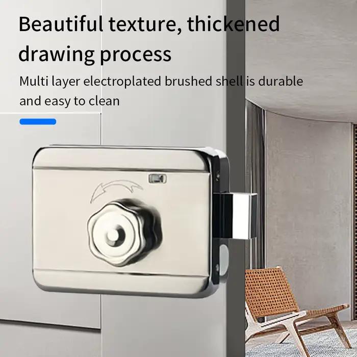 Serrure de porte connectée à empreinte digitale compatible Tuya App