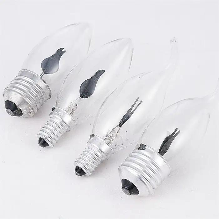 Ampoule LED E14 à Effet de Flamme, Éclairage Domestique, 3W, AC 220V