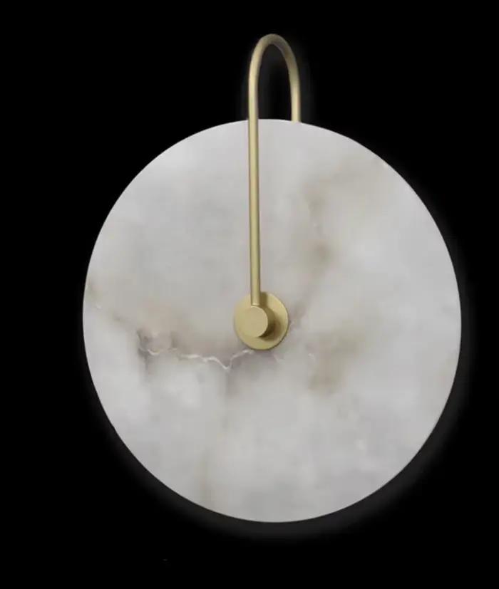Applique murale Led moderne lumières pour chambre salon marbre décoration lampe éclairage de fond hôtel couloir allée Bahtroom