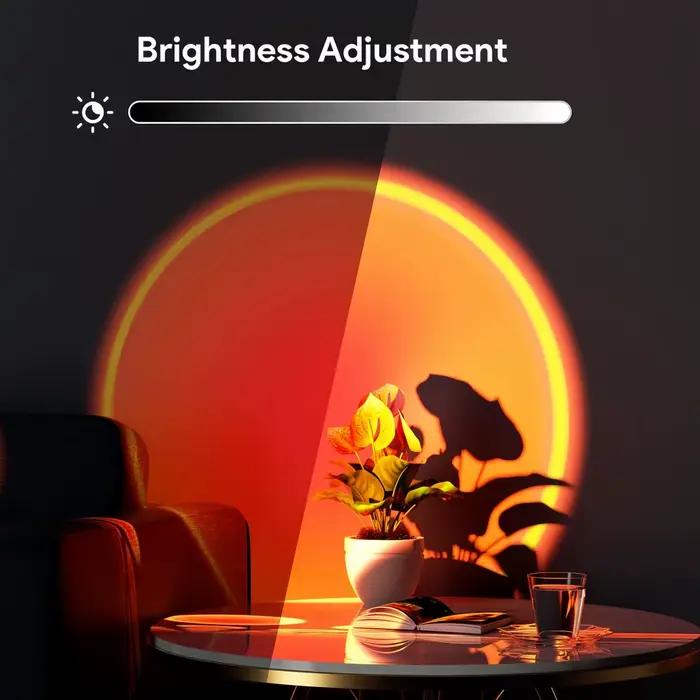 Lampe Coucher de Soleil avec Télécommande