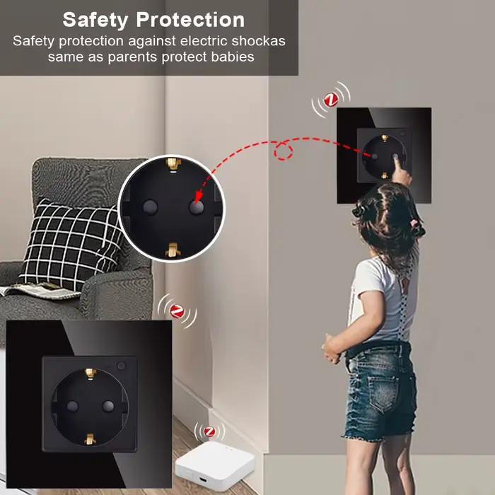 TAWOIA ZigBee prise murale fonction clé partie bricolage moniteur de puissance intelligent prises de compteur Google vie intelligente Tuya Alexa Yandex Alice