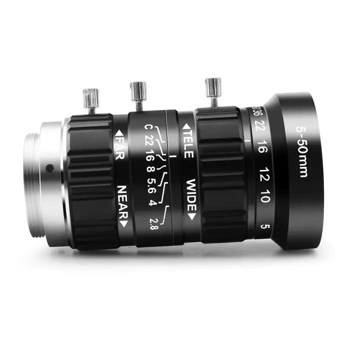 Objectif zoom manuel ELP CCTV C Mount 5-50 mm Varifocal 12MP Haute qualité pour caméras USB ELP 48MP