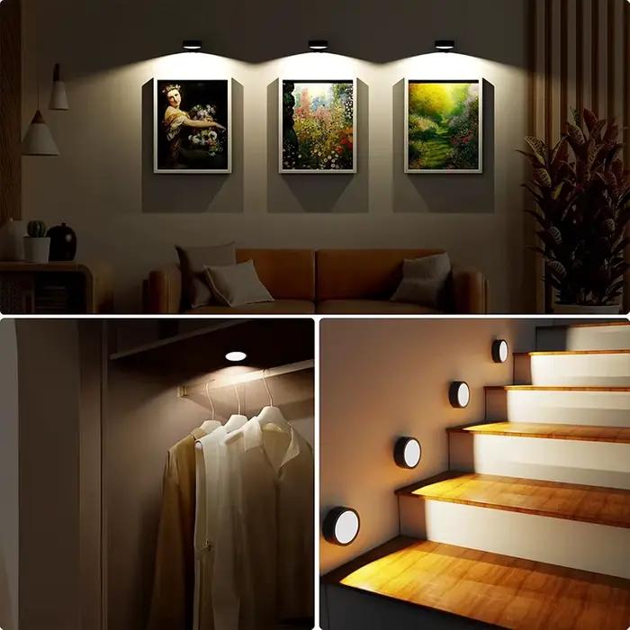 Lampes photo pour mur, 3 couleurs