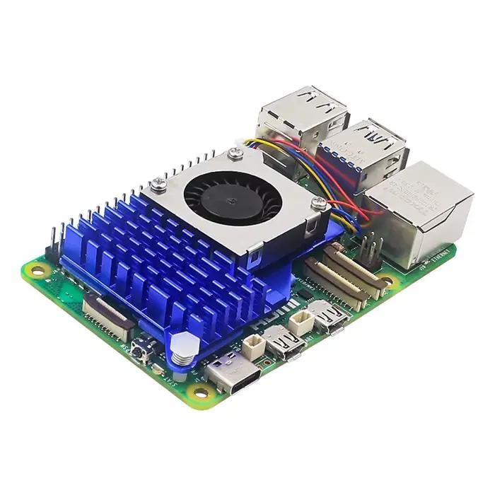 Raspberry Pi 5 refroidisseur actif dissipateur thermique en aluminium PWM ventilateur de refroidissement vitesse