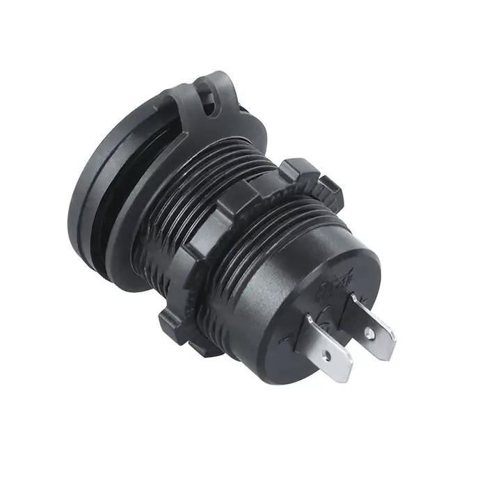 Prise de chargeur de voiture double type-c et double USB
