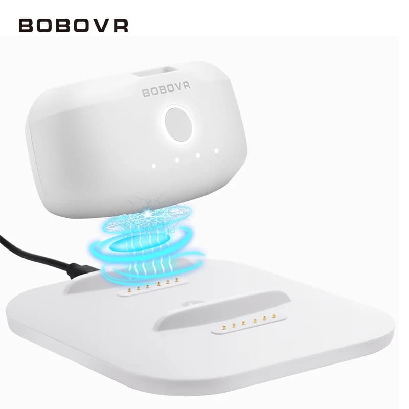 BOBOVR – Station de chargement double pour batterie B2, Ultra-mince pour sangle de tête M3 Pro, remp