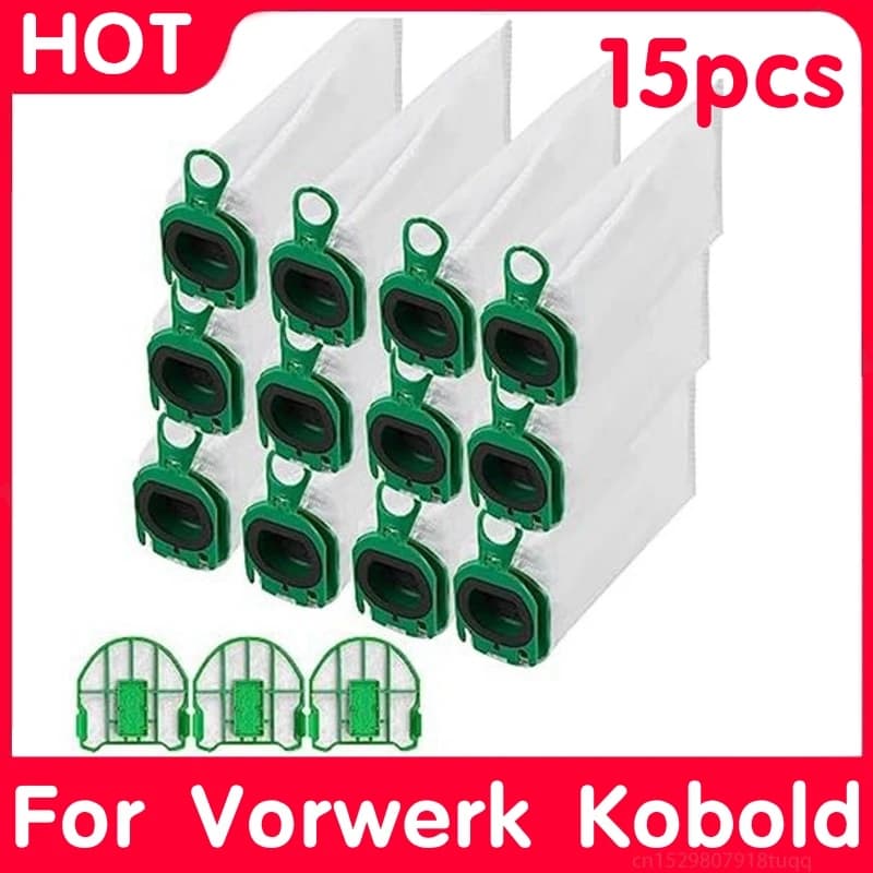 Sacs à poussière pour aspirateur Vorwerk Kobold VB100 yen 100, sacs filtrants avec 3 pièces de recha