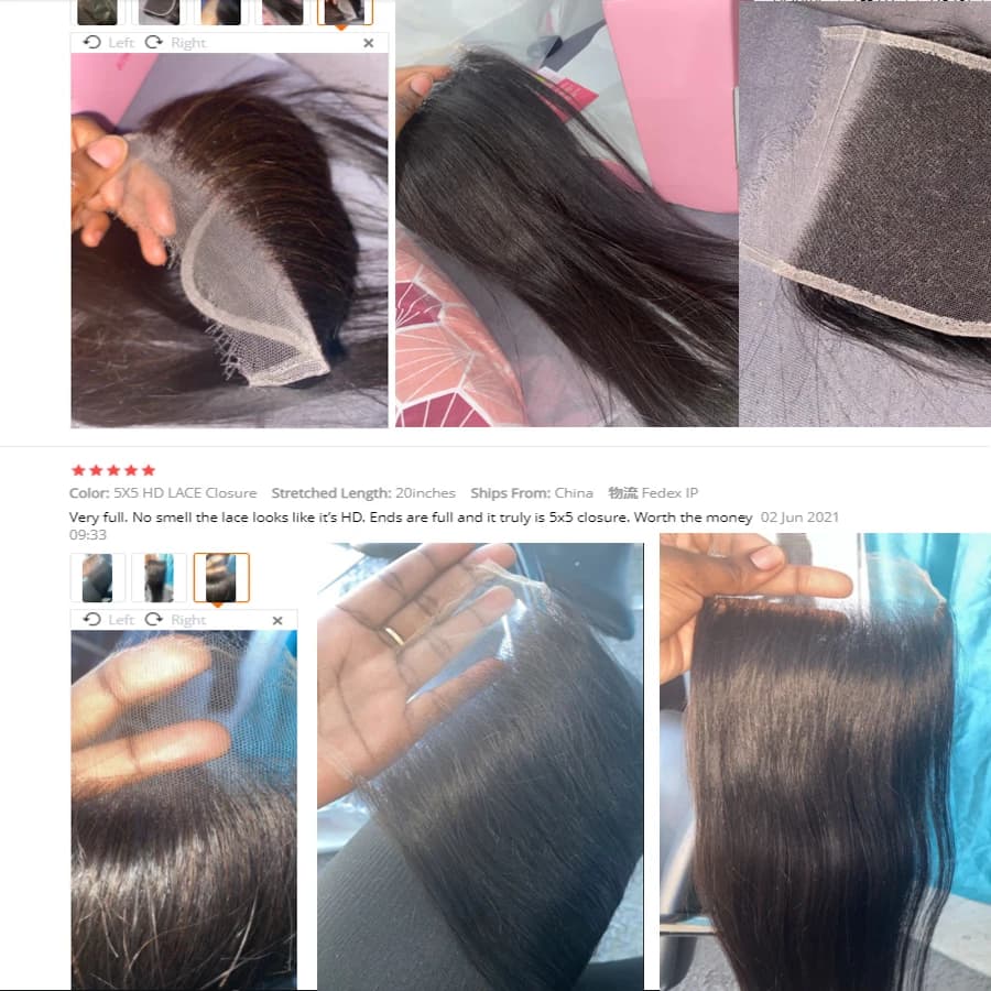Wow Angel-Perruque de Cheveux Humains Lisses, Fermeture en Dentelle HD, Peaux Fondues, Pre-Plucked, 