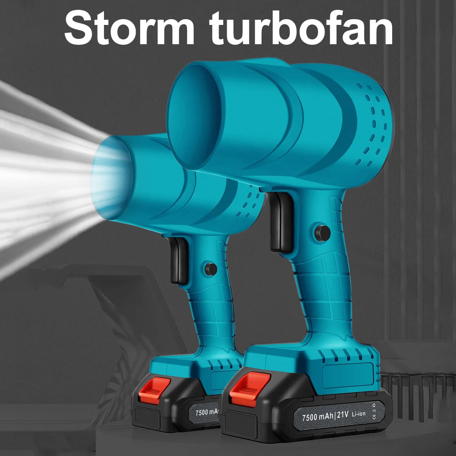 Ventilateur Turbo électrique, 120 km/h, 36000 tr/min, puissant, Jet sans fil, feuille de neige, pous
