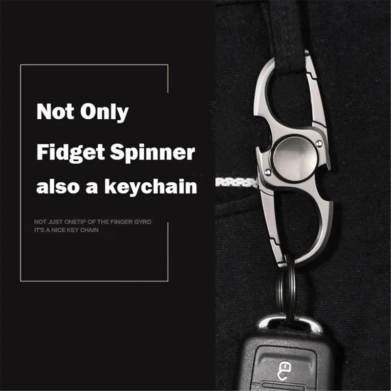 Spinner à doigt Fidget main Spinner Anti-anxiété jouet soulage le Stress doigt Spinner Ketchain ouvr